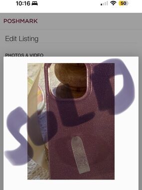 Loopy Lavendar Sparkle iPhone 15 Pro Max and Glitter Loop